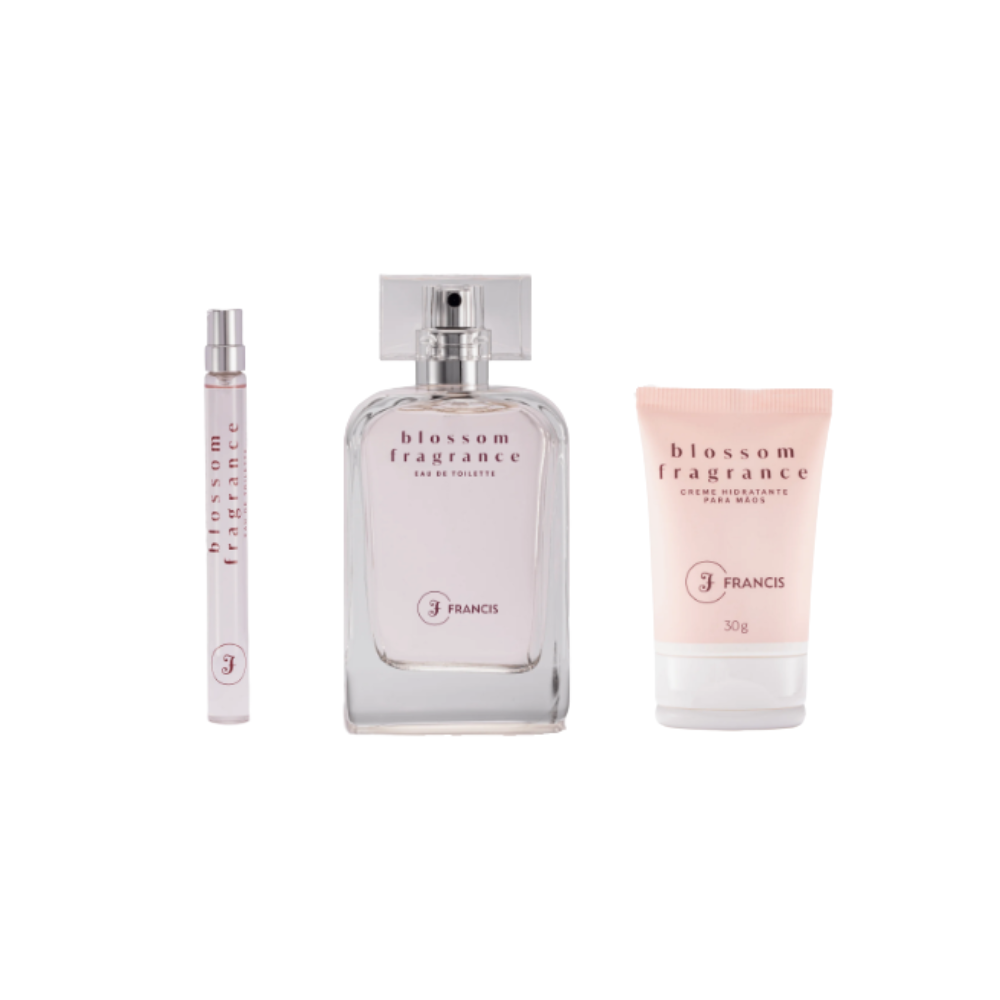 Kit Francis Blossom Perfume e Hidratante para Bolsa