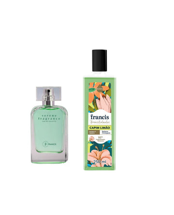 EDT Serene + Sab Líquido Brasilidades Capim Limão Francis