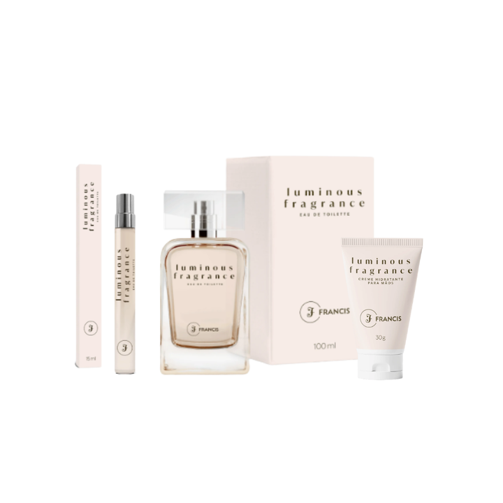 Kit Francis Luminous Perfume e Hidratante para Bolsa