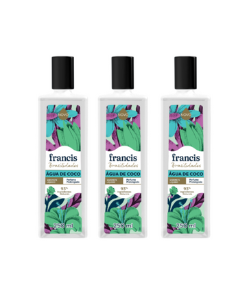 Kit Sabonetes Liquido Francis Brasilidades Água de Coco
