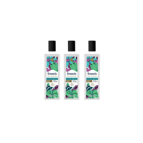 Kit Sabonetes Liquido Francis Brasilidades Água de Coco