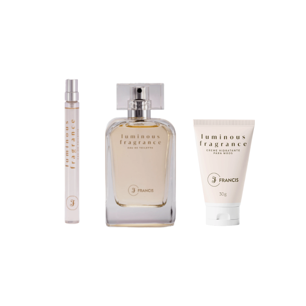 Kit Francis Luminous Perfume e Hidratante para Bolsa