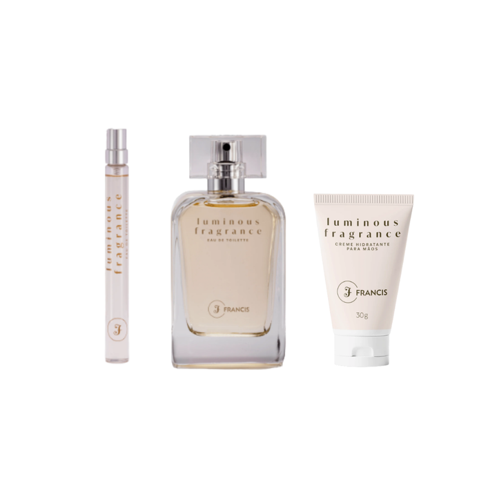 Kit Francis Luminous Perfume e Hidratante para Bolsa