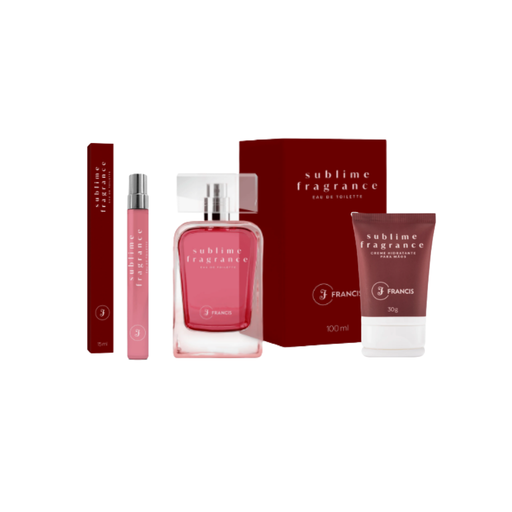 Kit Francis  Sublime Perfume e Hidratante para Bolsa