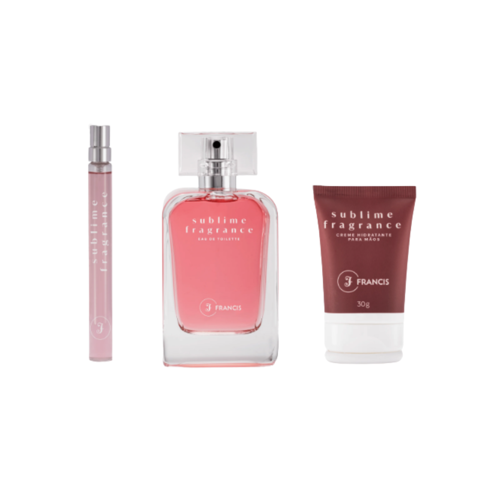 Kit Francis  Sublime Perfume e Hidratante para Bolsa