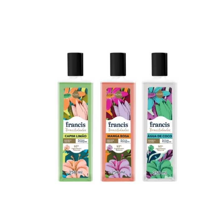 Kit Sabonetes Liquido Francis Brasilidades