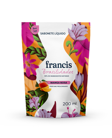 Sabonete Líquido Francis Brasilidades Manga Rosa Refil 200ml