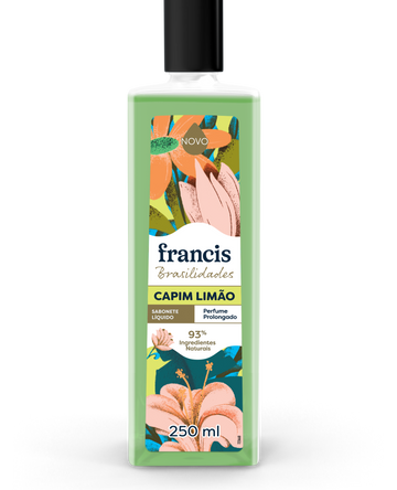 Sabonete Líquido Francis Brasilidades Capim Limão 250ml