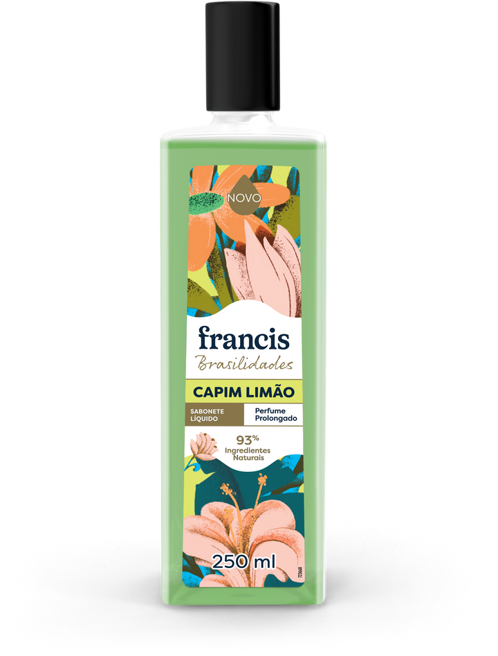 Sabonete Líquido Francis Brasilidades Capim Limão 250ml