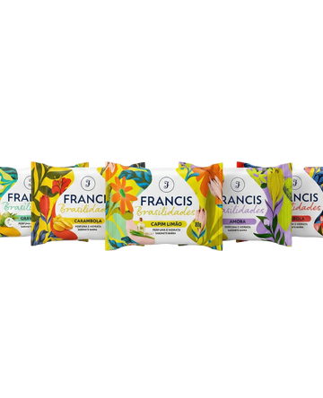Kit Sabonetes em Barra Francis Brasilidades 80g