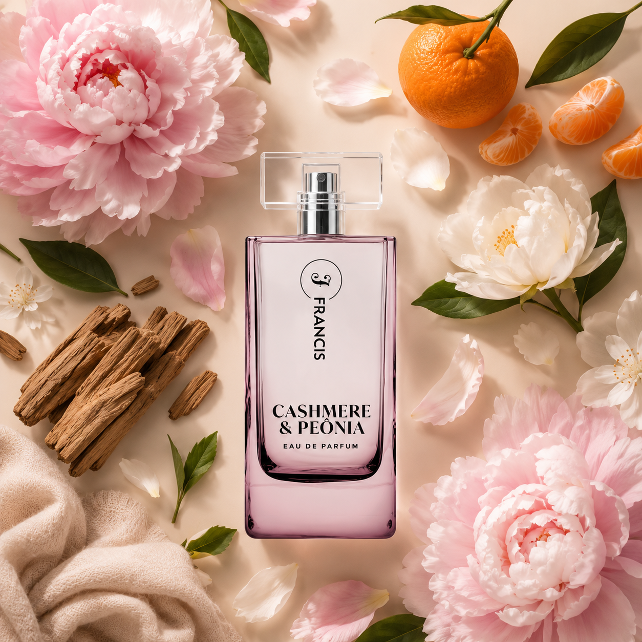 Eau De Parfum Francis Cashmere & Peônia 100ml