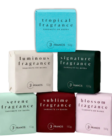 Kit Sabonetes Barra Francis 6 Fragrâncias 150g