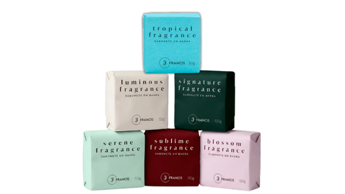 Kit Sabonetes Barra Francis 6 Fragrâncias 150g