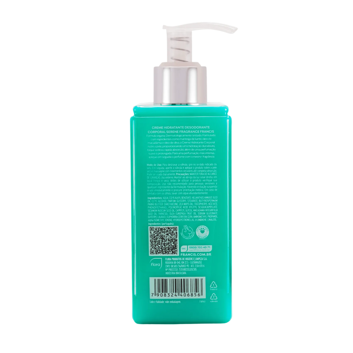 Desodorante Creme Hidratante Corporal Francis Serene Fragrance 250g