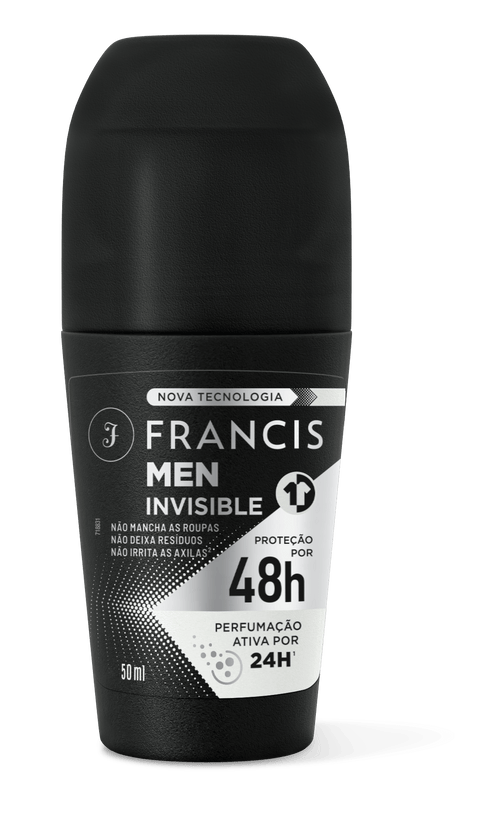Desodorante Francis Roll On Men Invisible 50ml