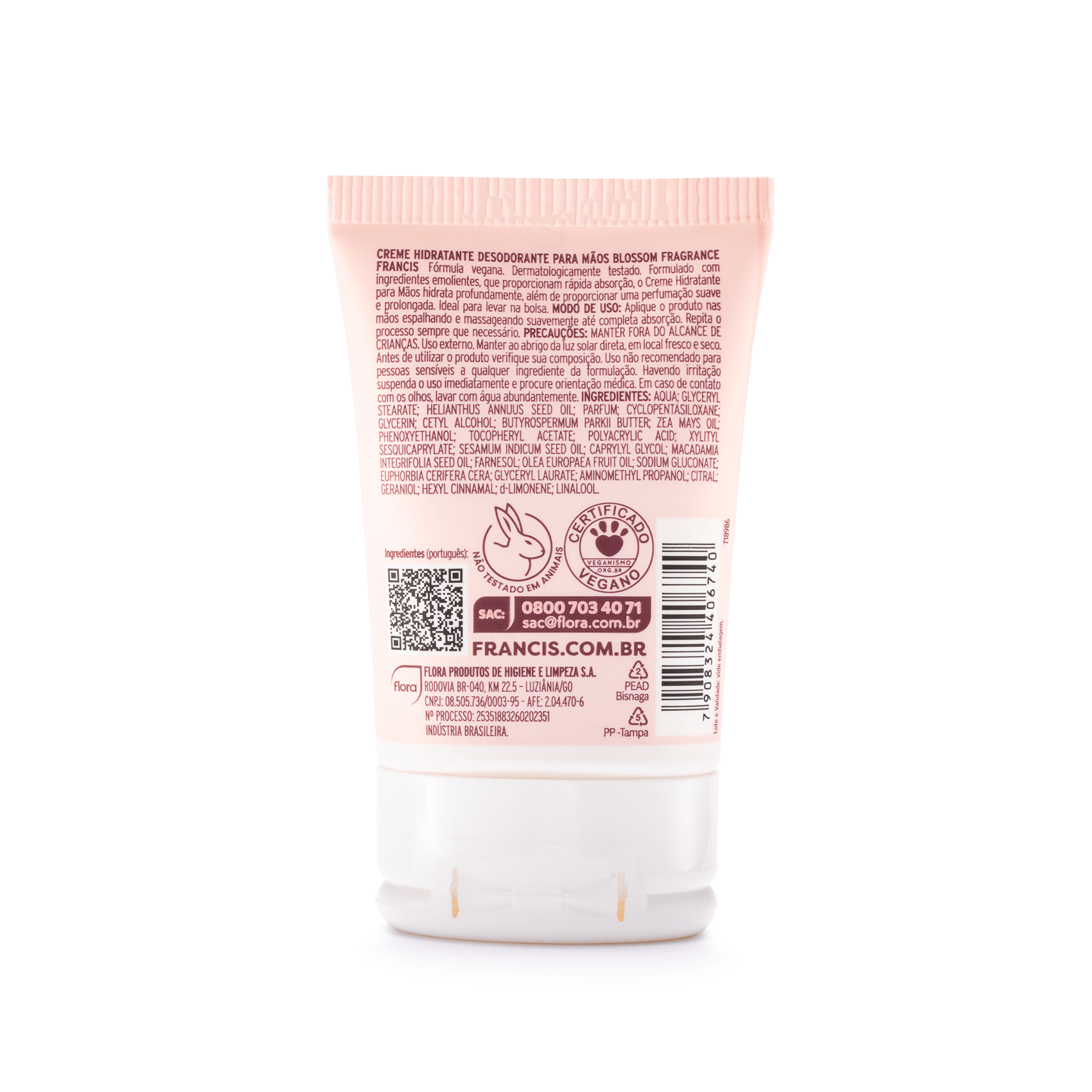 Desodorante Hidratante Creme Para Mãos Francis Blossom Fragrance 30G