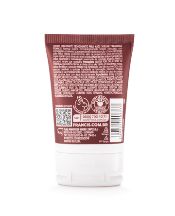 Desodorante Hidratante Creme Para Mãos Francis Sublime Fragrance 30G