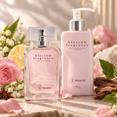 Kit Blossom EDT e Creme Hidratante Corporal Francis