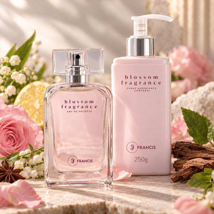 Kit Blossom EDT e Creme Hidratante Corporal Francis