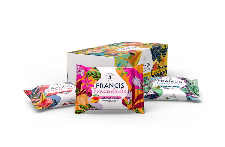 Kit Sabonetes em Barra Francis Brasilidades 80g