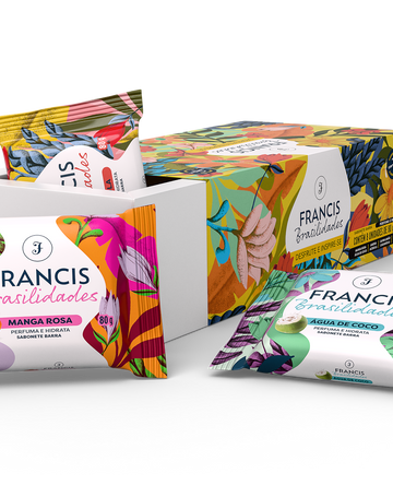 Kit Sabonetes em Barra Francis Brasilidades 80g