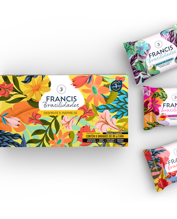 Kit Sabonetes em Barra Francis Brasilidades 80g