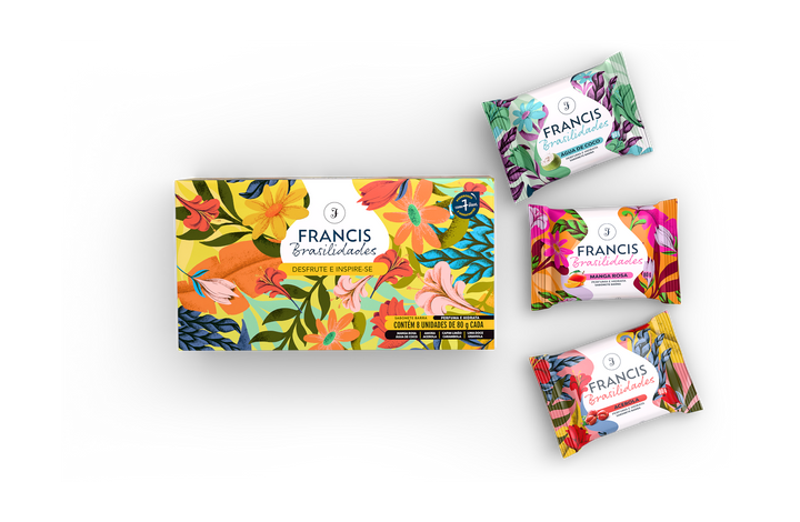 Kit Sabonetes em Barra Francis Brasilidades 80g