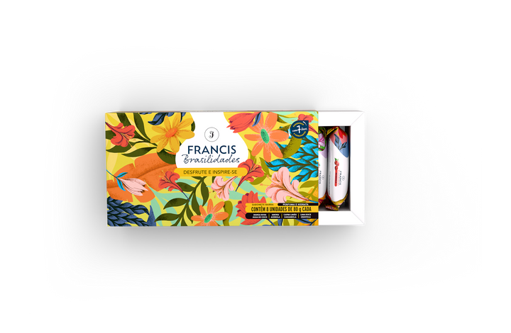 Kit Sabonetes em Barra Francis Brasilidades 80g