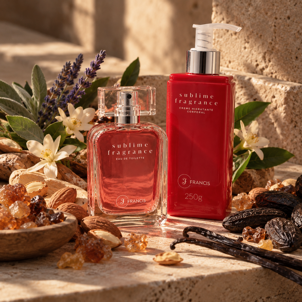 Kit Sublime EDT e Creme Hidratante Corporal Francis