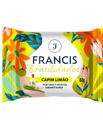 Sabonete em barra Francis Brasilidades Capim Limão 80g