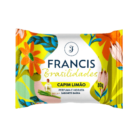 Sabonete em barra Francis Brasilidades Capim Limão 80g