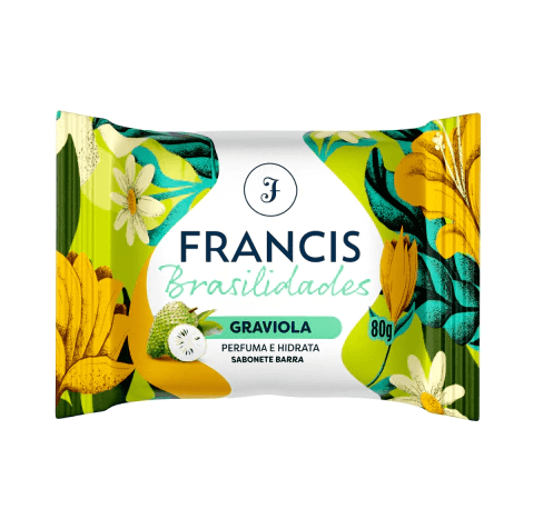 Sabonete em barra Francis Brasilidades Graviola 80g
