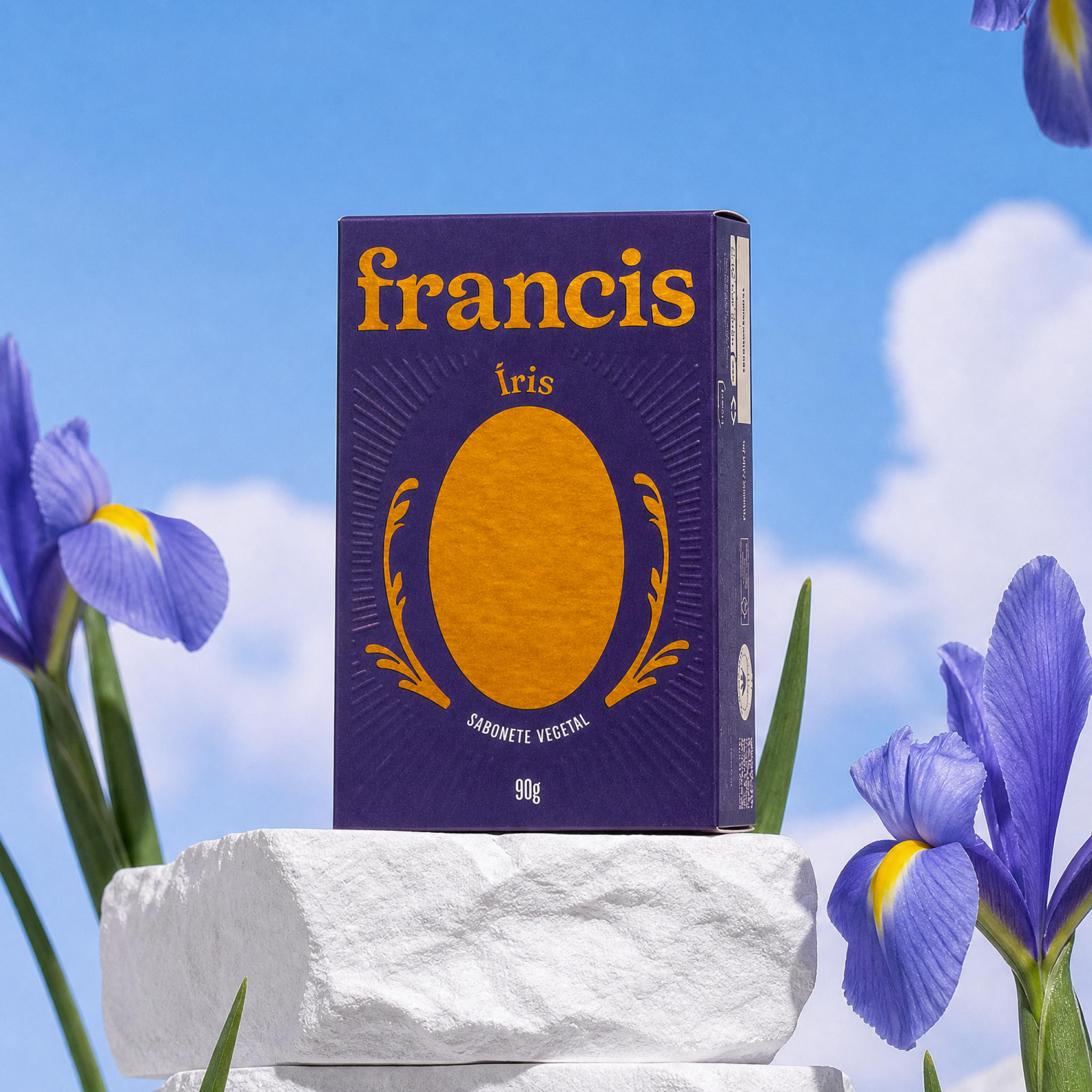 Sabonete em Barra Francis Clássico Íris 90G