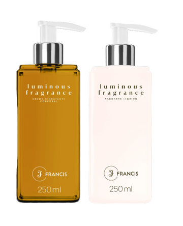 Kit Hidratante Corporal & Sabonete Líquido Francis Luminous