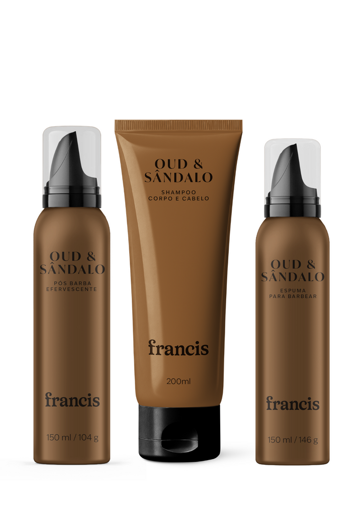 Kit Barba &  Shampoo Francis Oud & Sandalo