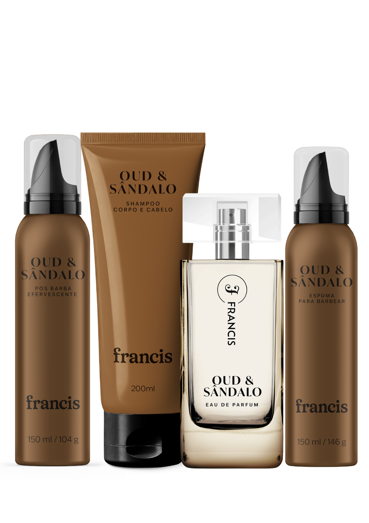Kit Barba &  Eau De Parfum  Oud & Sandalo
