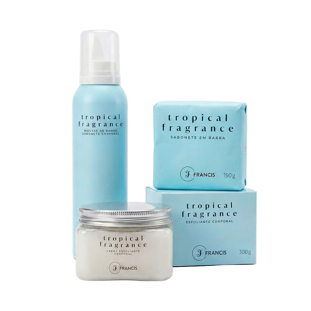 Kit Banho Perfumado Francis Tropical Fragance