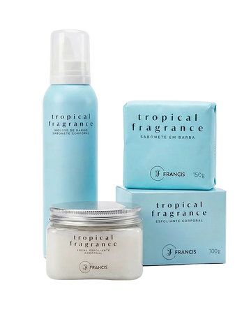 Kit Banho Perfumado Francis Tropical Fragance