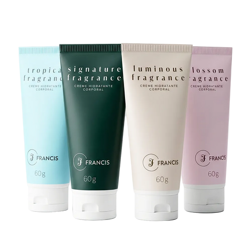 Kit Hidratante Corporal Francis Fragrâncias 60g