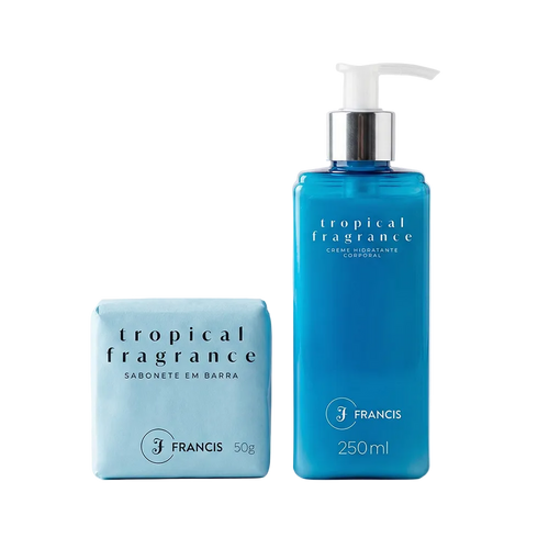 Kit Hidratante Corporal & Sabonete Barra Francis Tropical