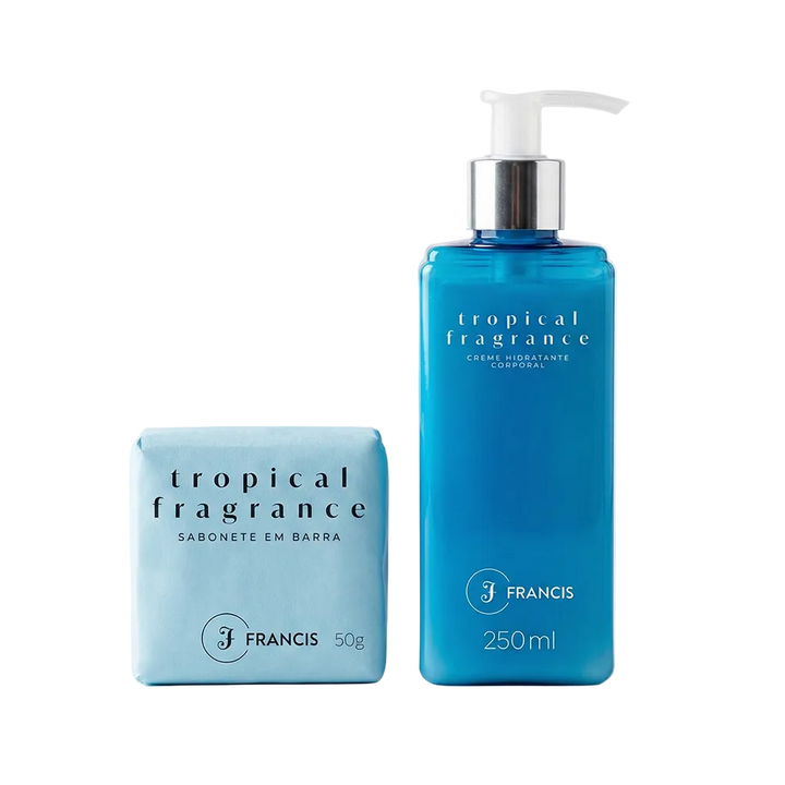 Kit Hidratante Corporal & Sabonete Barra Francis Tropical