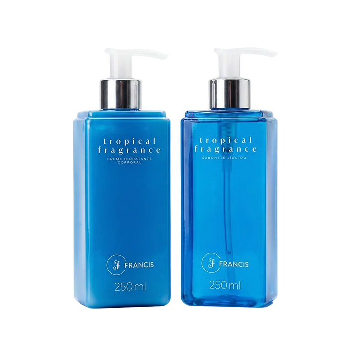 Kit Hidratante Corporal & Sabonete Líquido Francis Tropical