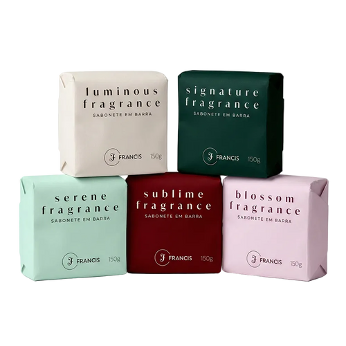 Kit Sabonetes Barra Francis 6 Fragrâncias 150g