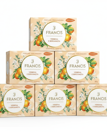 Kit Sabonete em Barra Francis Verbena e Bergamota 90g
