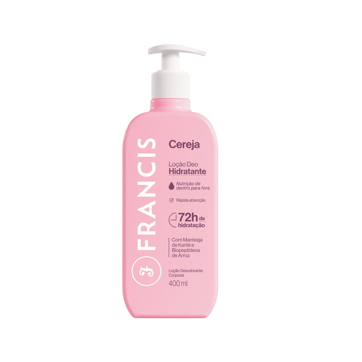 Loção Hidratante Cereja 400ml Francis