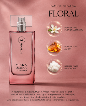 Eau De Parfum Francis Musk & Âmbar 30ml