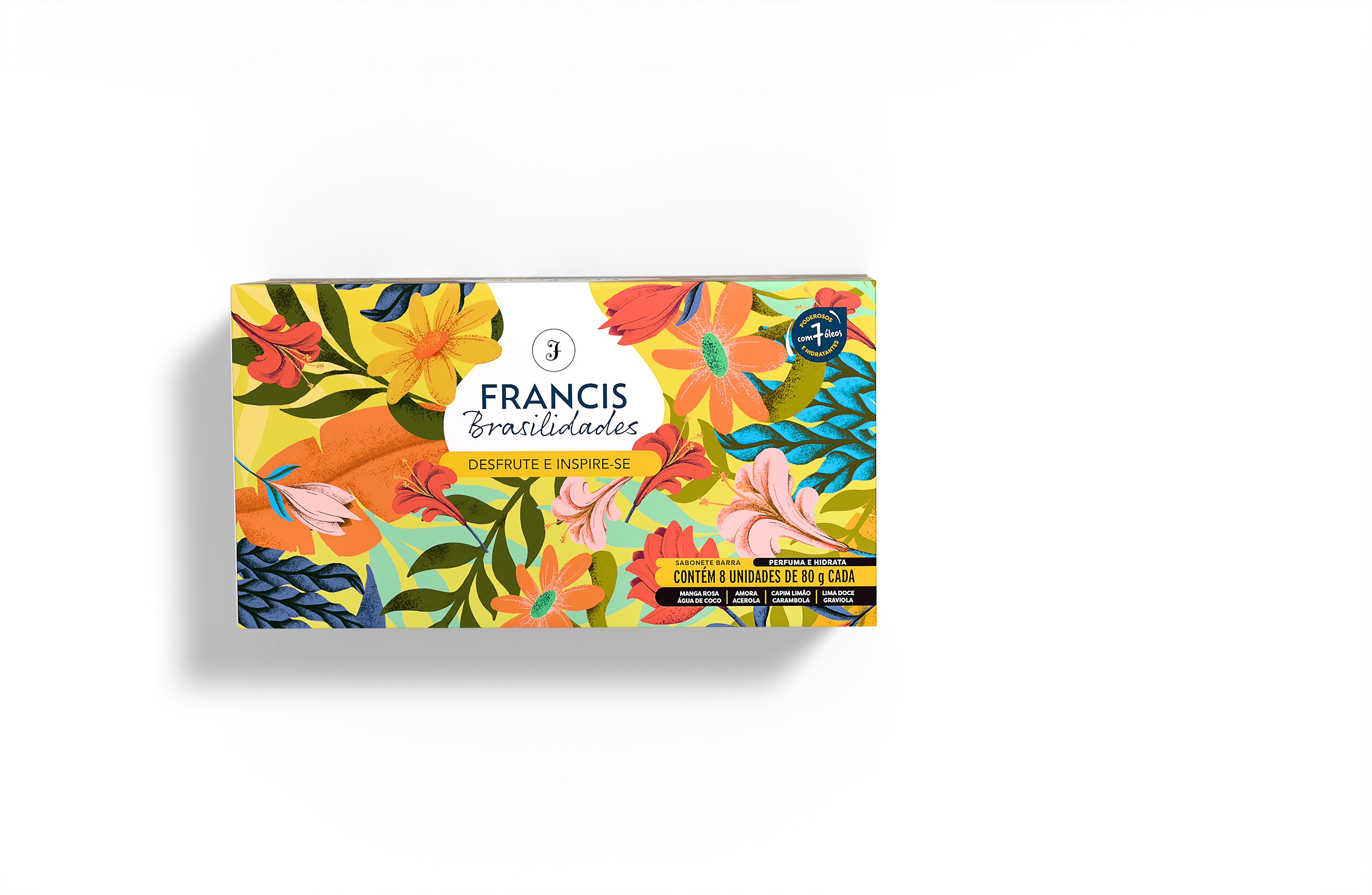 Kit Sabonetes em Barra Francis Brasilidades 80g