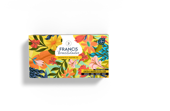 Kit Sabonetes em Barra Francis Brasilidades 80g