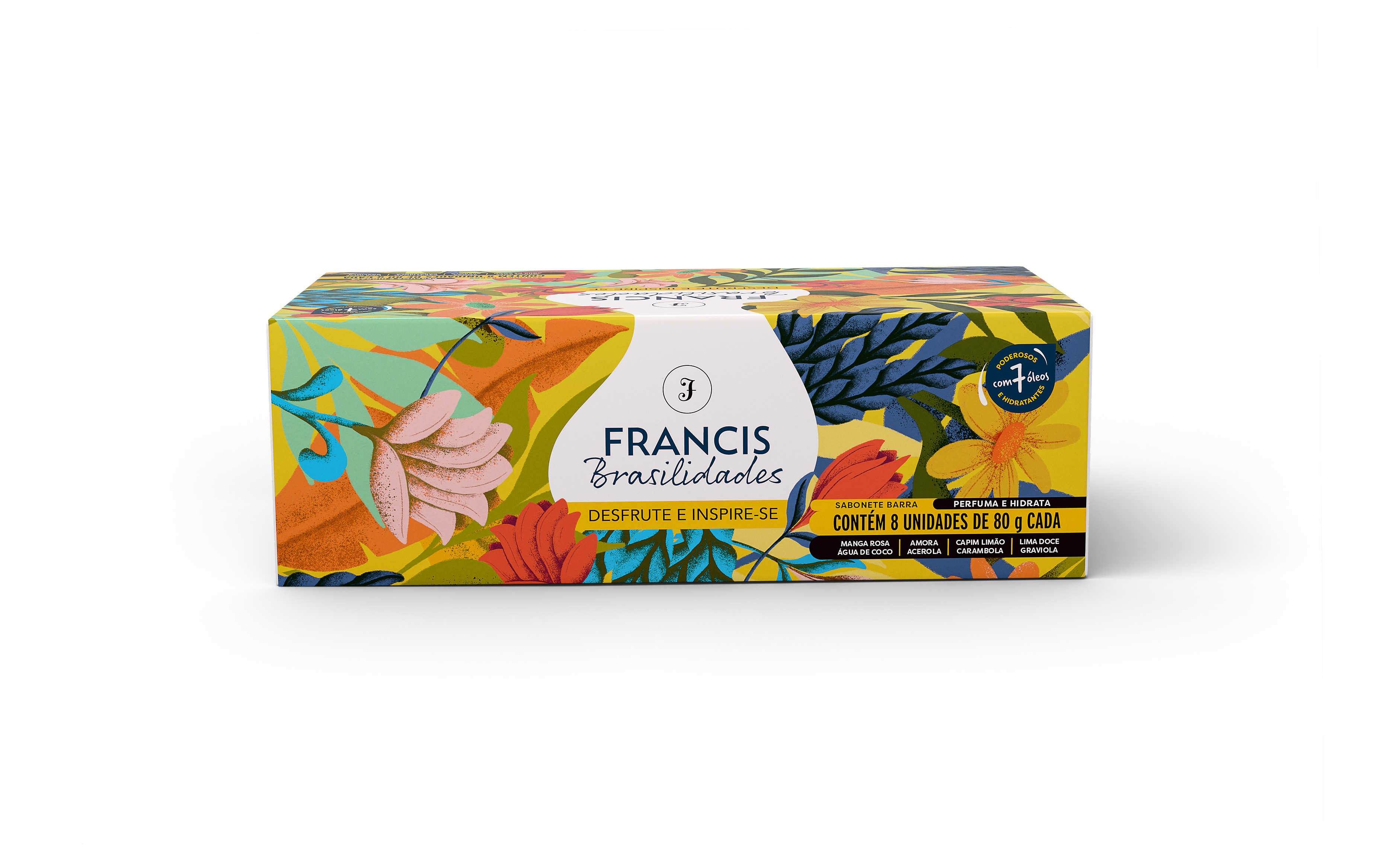 Kit Sabonetes em Barra Francis Brasilidades 80g