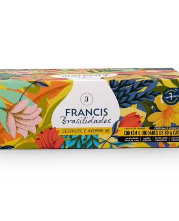 Kit Sabonetes em Barra Francis Brasilidades 80g